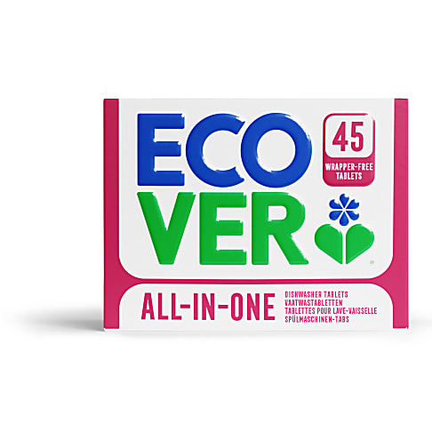 Ecover Plasticvrije All In One Vaatwastabletten (45 stuks)
