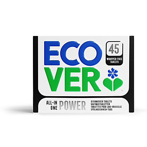 Ecover Plasticvrije All In One Power Vaatwastabletten (45 stuks)