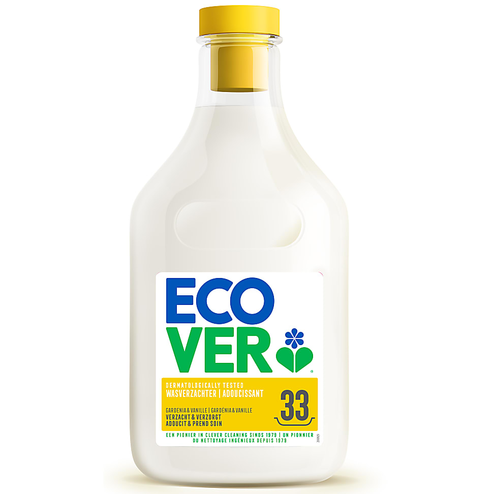 Image of Ecover Wasverzachter Gardenia & Vanilla 1L 33 wasbeurten Gardeni...