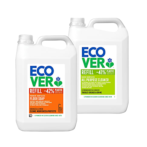 Ecover Vloerreiniger & Allesreiniger 5L Refill Bundel