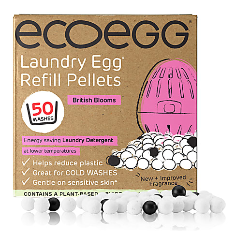 Eco Egg Wasbal Refill Pellets (50 wasbeurten) - British Blooms