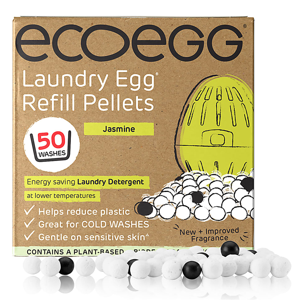 Image of Eco Egg Wasbal Refill Pellets 50 wasbeurten - Jasmijn