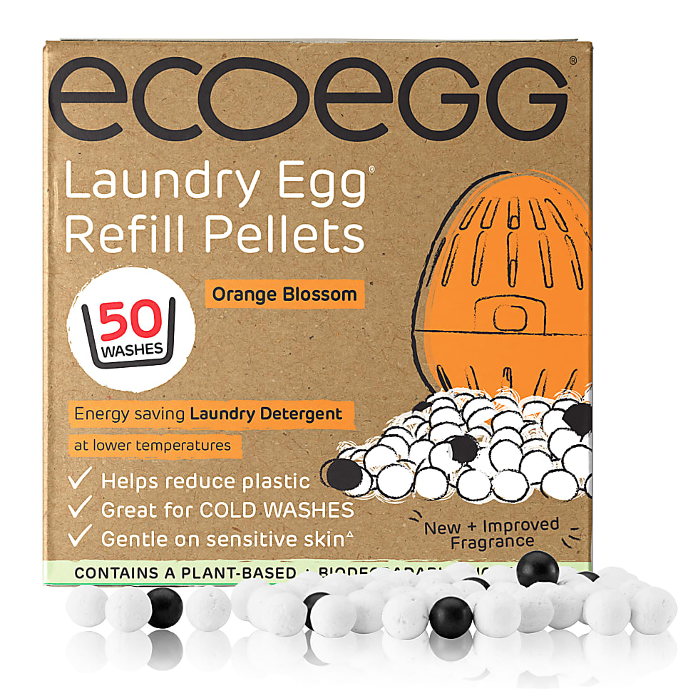 Image of Eco Egg Wasbal Refill Pellets 50 wasbeurten - Orange Blossom