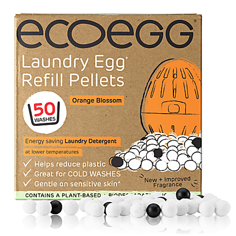 Eco Egg Wasbal Refill Pellets (50 wasbeurten) - Orange Blossom