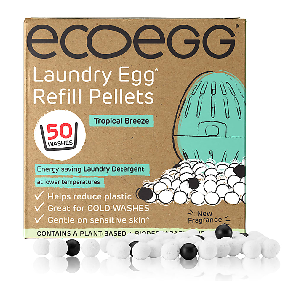 Image of Eco Egg Wasbal Refill Pellets 50 wasbeurten - Tropical Breeze