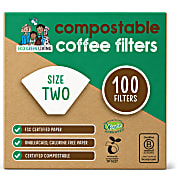 Eco Green Living Koffiefilter -  Maat 2