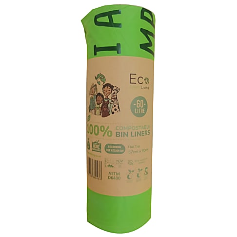 Eco Green Living Composteerbare Vuilniszakken - 60L