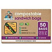 Eco Green Living Composteerbare Sandwich Zakjes (50 stuks)