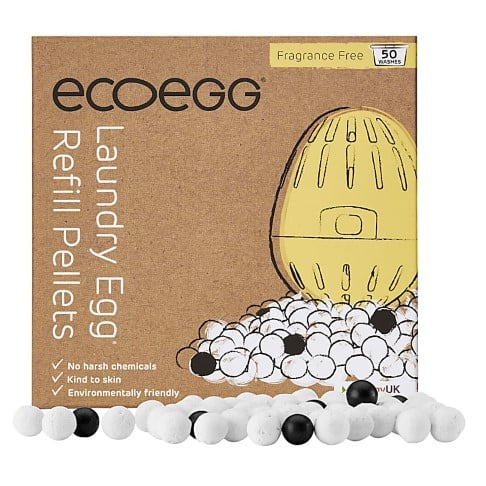 Eco Egg Wasbal Refill Pellets (50 wasbeurten) - Parfumvrij
