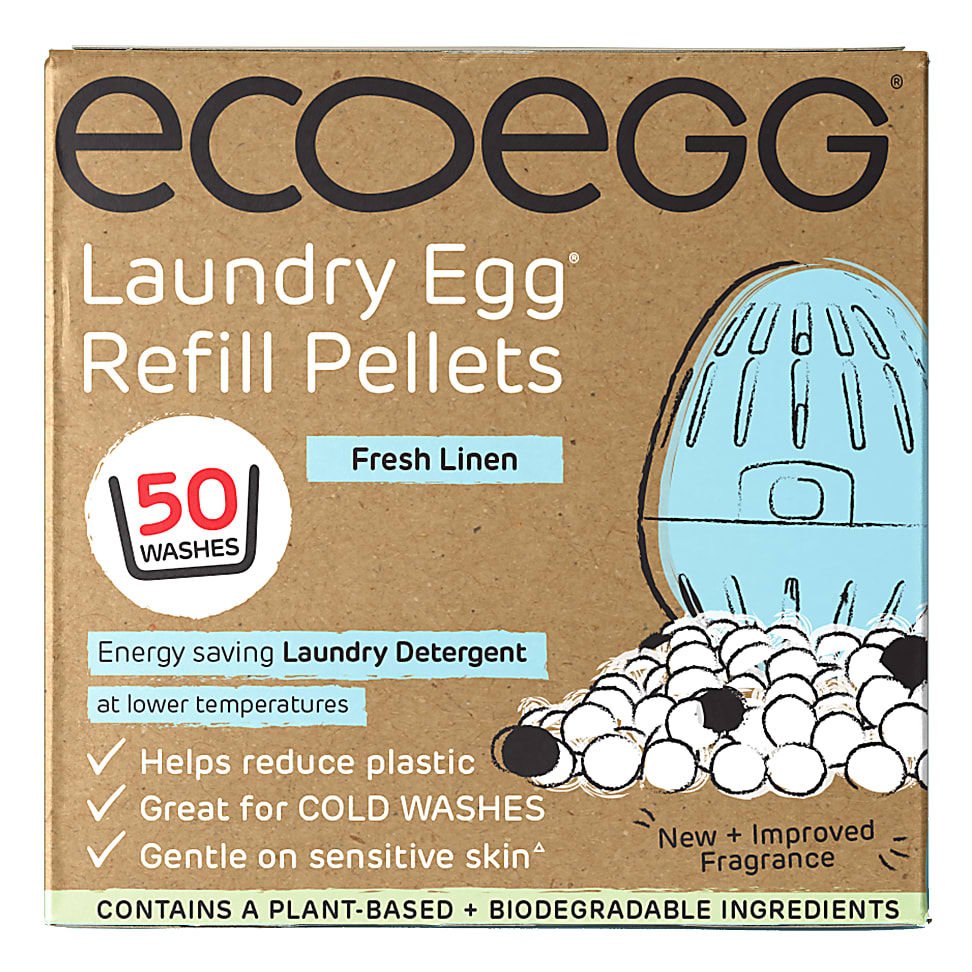Image of Eco Egg Wasbal Refill Pellets 50 wasbeurten - Fresh Linen
