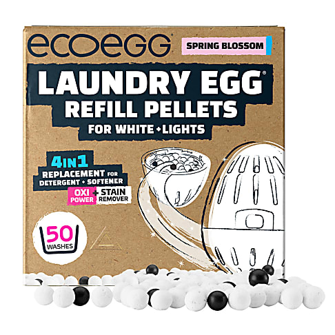 Ecoegg Wasbal Refill Pellets (50wasbeurten) Witte en Lichte Was - Spring Blossom