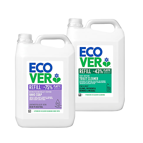 Ecover Handzeep & Toiletreiniger 5L Refill Bundel