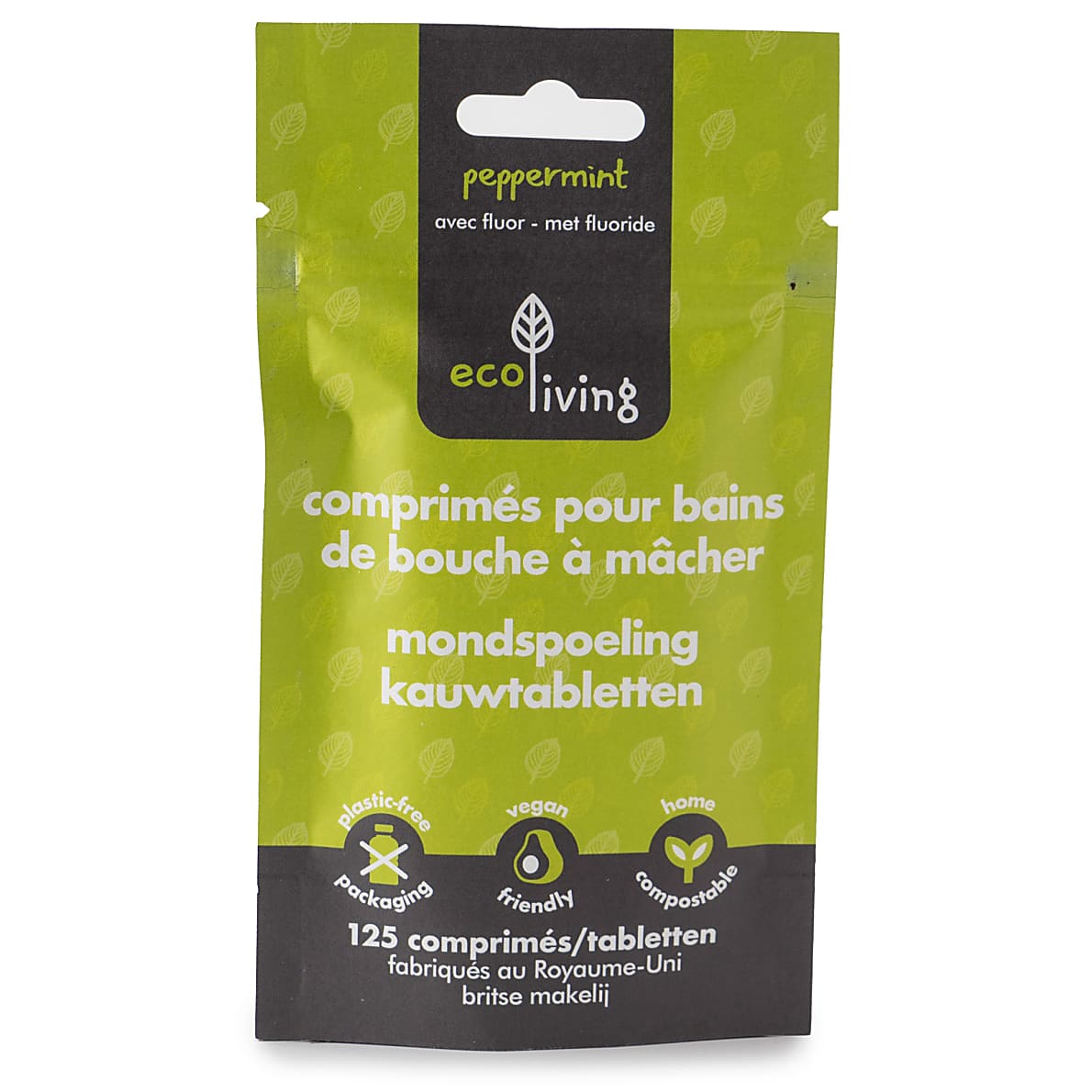 Eco Living Mondwater met Fluor - Munt Big Green