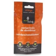 Eco Living Tandpasta Tabletten met Fluor - Sinaasappel