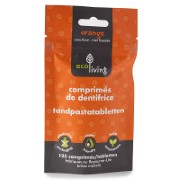 Eco Living Tandpasta Tabletten met Fluor - Sinaasappel