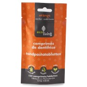 Eco Living Tandpasta Tabletten zonder Fluor - Sinaasappel