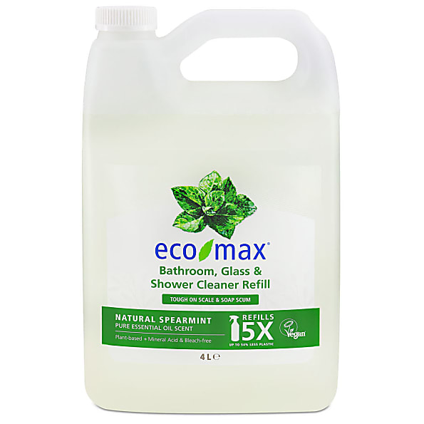 Image of Eco-Max Badkamer, Glas & Douchereiniger - Natuurlijke Groene Munt 4L