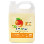 Eco-Max Vloeibaar Afwasmiddel - Natuurlijke Sinaasappel 4L
