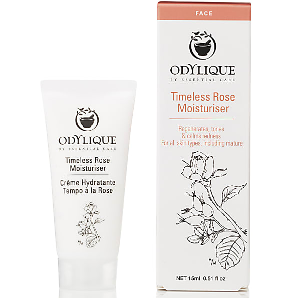 Image of Odylique Timeless Rose Moisturiser - 15ml Reisverpakking