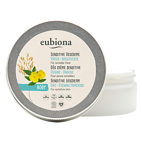 Eubiona Sensitive Deocrème Haver en Teunisbloem