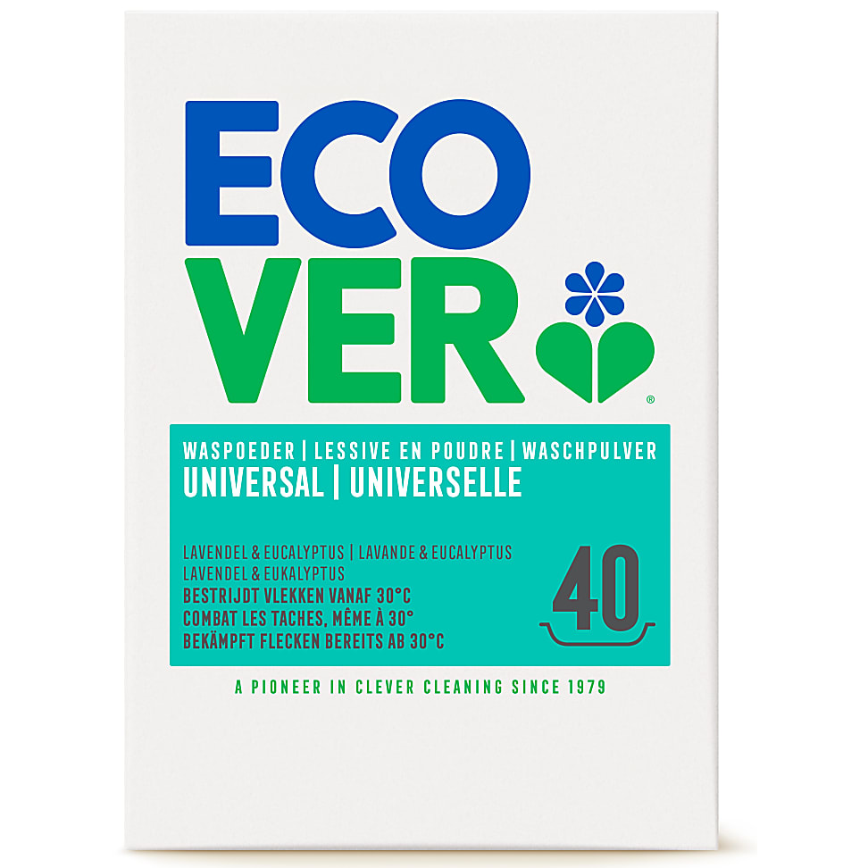 Image of Ecover Waspoeder Universal 3KG 40 wasbeurten