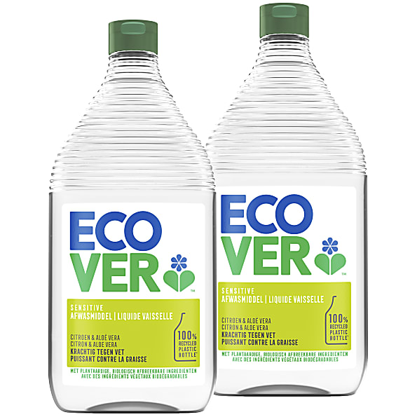 Image of Ecover Afwasmiddel Citroen & Aloë Vera DUO verpakking