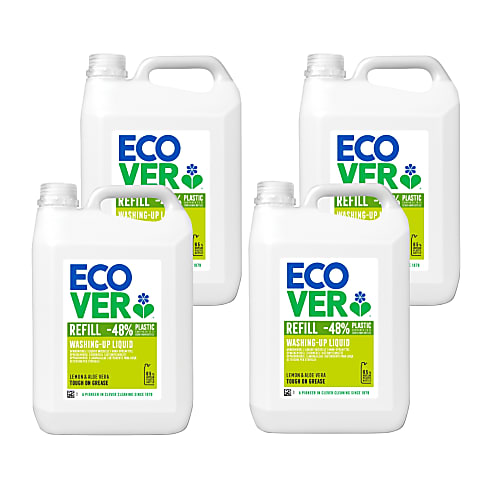 Ecover Afwasmiddel Citroen & Aloe Vera 5L Refill Bundel