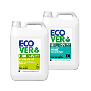 Ecover Afwasmiddel & Wasmiddel Universal 5L Refill Bundel