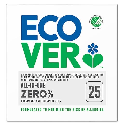 Ecover Zero Vaatwastabletten All in One (25 stuks)