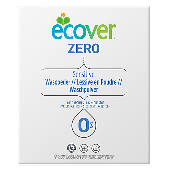 Image of Ecover ZERO - Waspoeder 16 wasbeurten