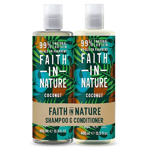 Faith in Nature Kokos 2 in 1 Pack  - Shampoo & Conditioner
