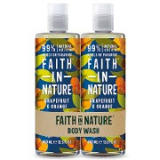 Faith in Nature Douchegel Bundelpakket Grapefruit & Sinaasappel