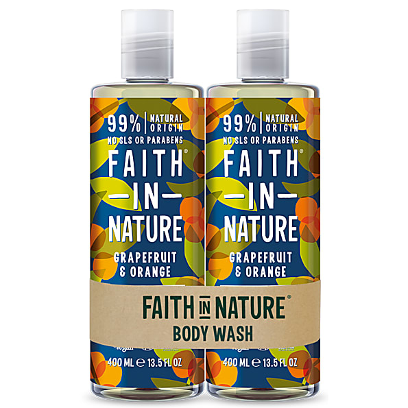 Image of Faith in Nature Douchegel Bundelpakket Grapefruit & Sinaasappel
