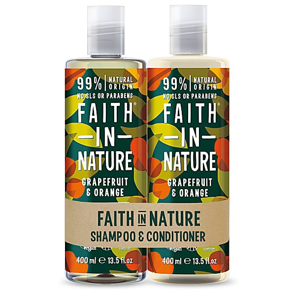 Image of Faith in Nature Grapefruit & Sinaasappel 2 in 1 Pack - Shampoo & Co...