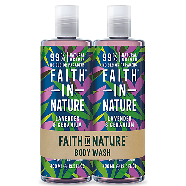 Image of Faith in Nature Douchegel Bundelpakket Lavendel & Geranium