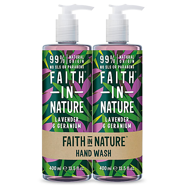 Image of Faith in Nature Handzeep Bundelpakket Lavendel & Geranium
