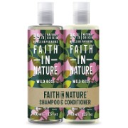 Faith in Nature Wild Rose 2 in 1 Pack - Shampoo & Conditioner