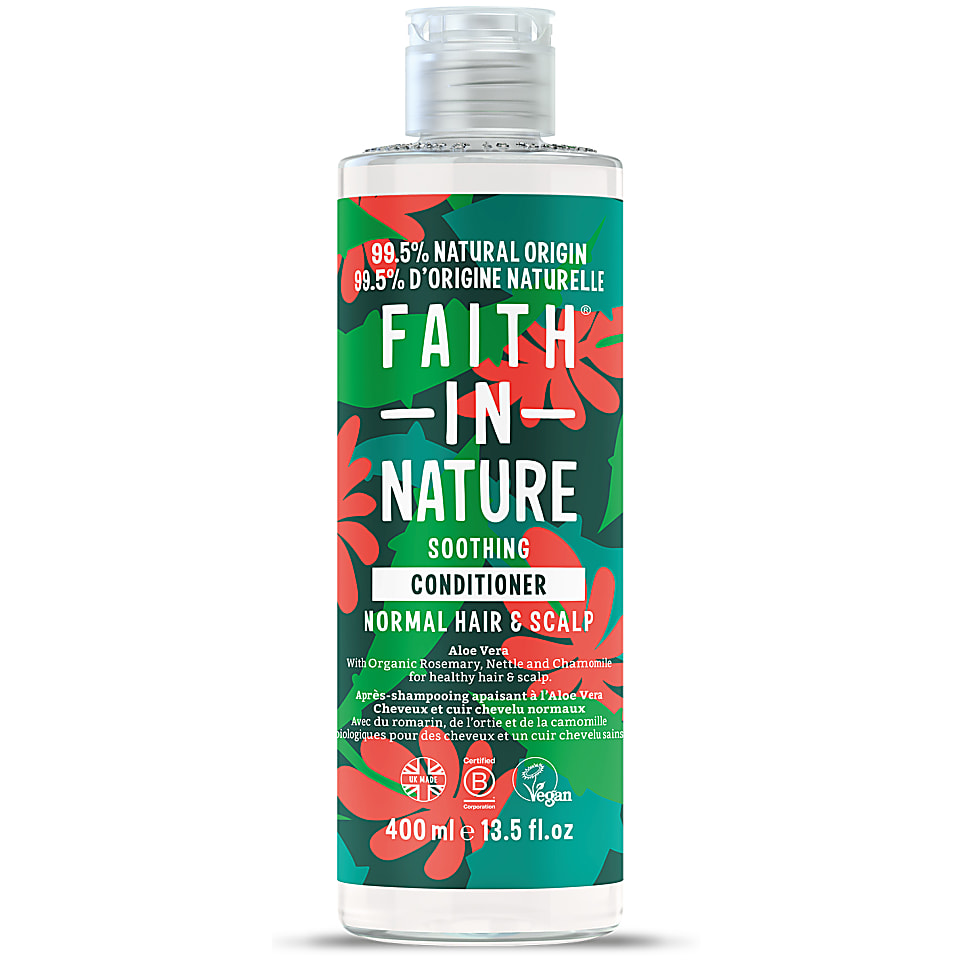 Image of Faith in Nature Aloë Vera Conditioner normaal tot droog haar