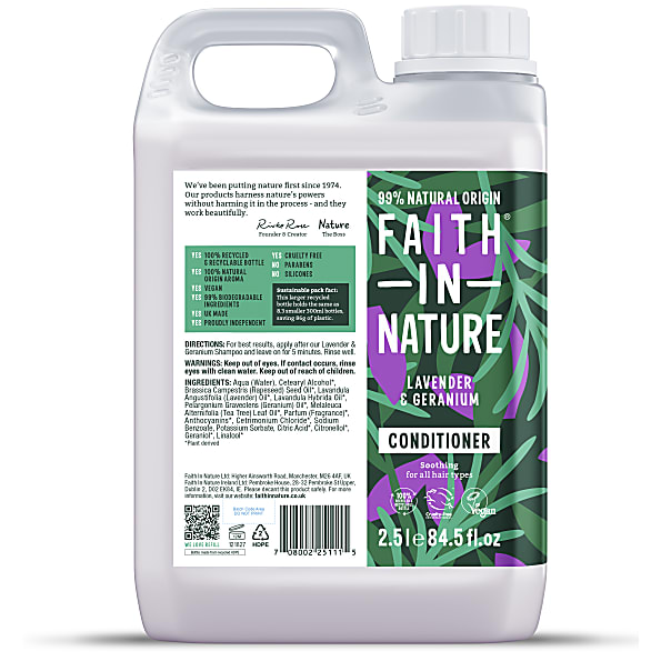 Image of Faith in Nature Lavendel & Geranium Conditioner 2.5L