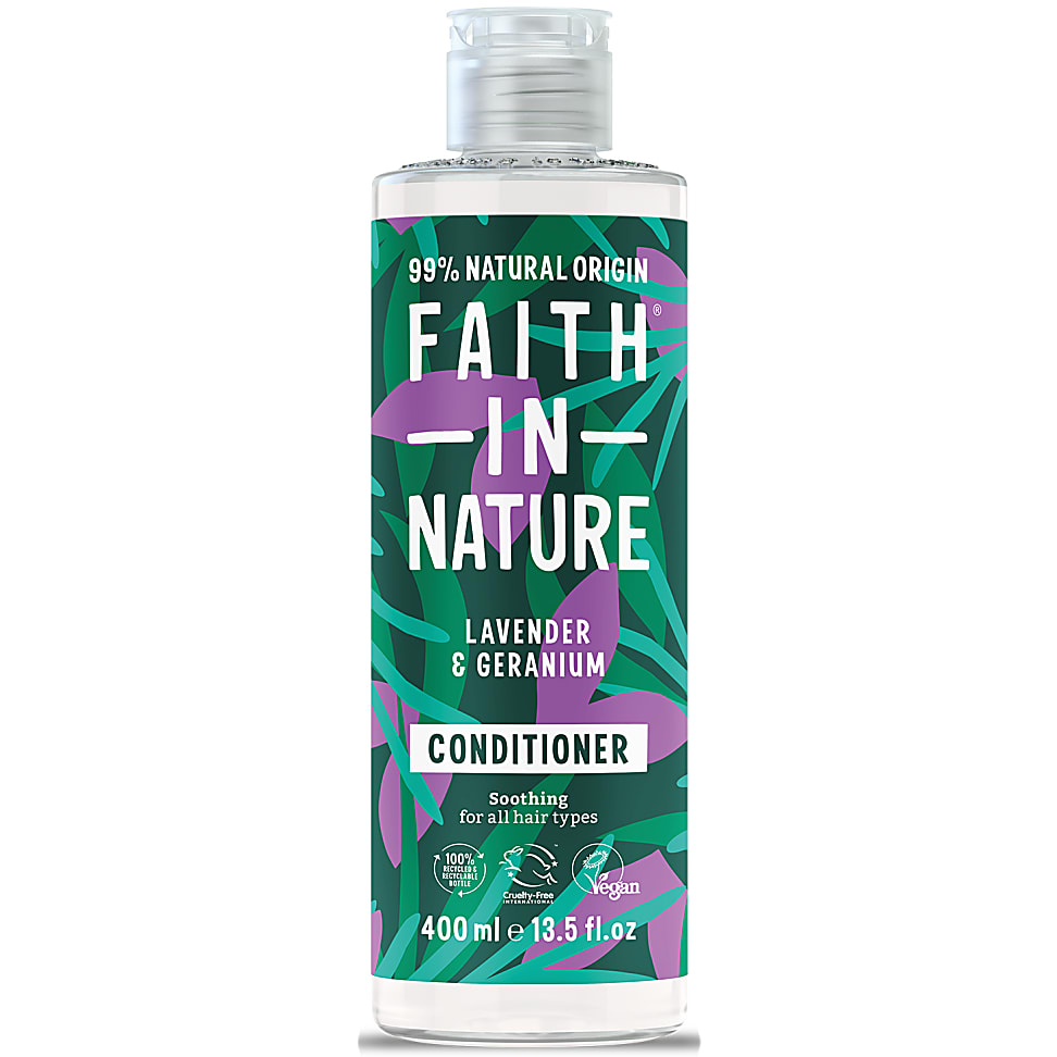 Image of Faith in Nature Lavendel & Geranium Conditioner normaal tot droog ...