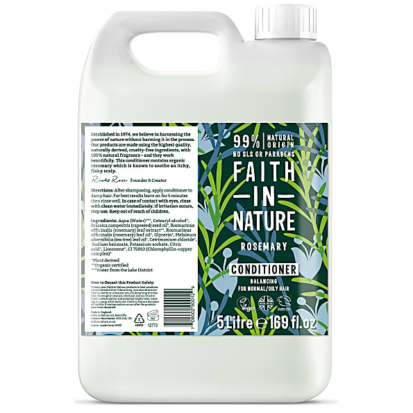 Faith In Nature Rozemarijn Conditioner 5L faith in nature kopen in de aanbieding