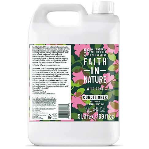 Faith in Nature Conditioner Wilde Rozen - 5L