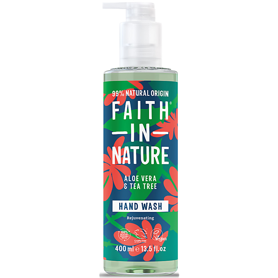 Image of Faith in Nature Handzeep Aloë Vera & Tea Tree - 400ml