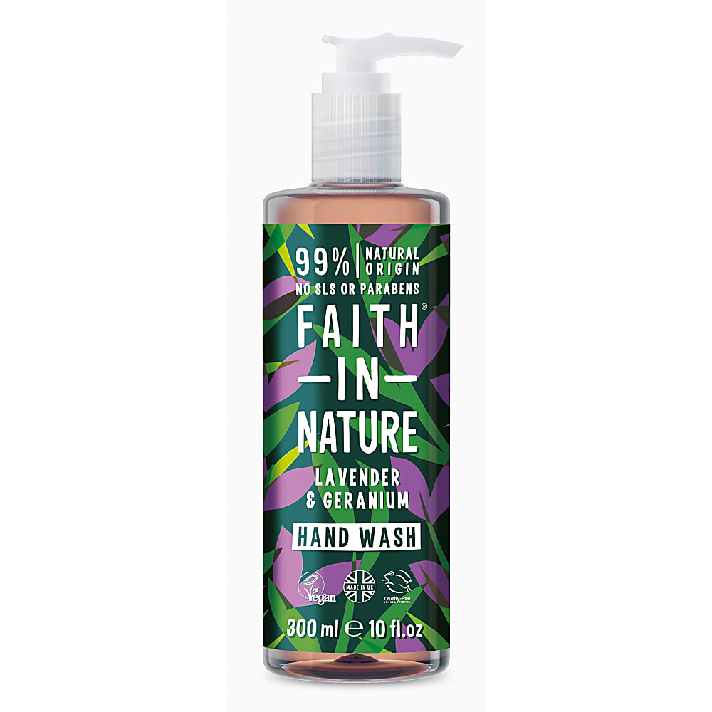 Faith In Nature Handzeep Lavendel Geranium faith in nature kopen in de aanbieding
