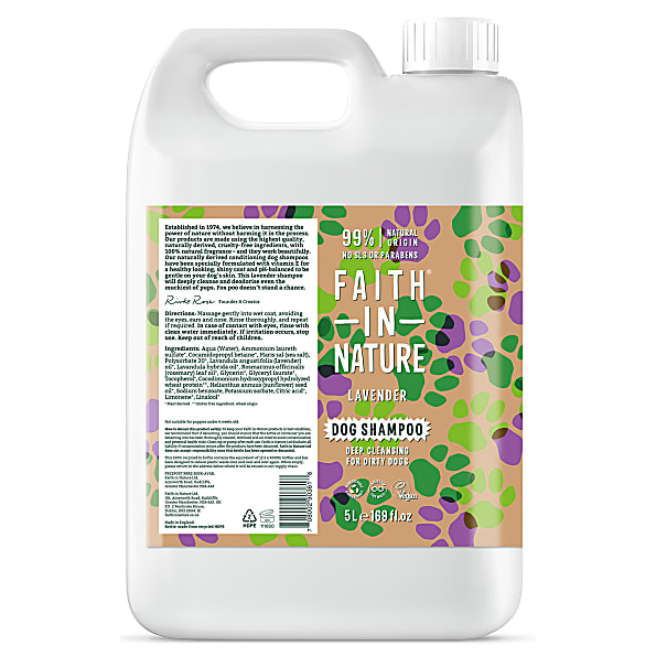 Image of Faith in Nature Lavendel Honden Shampoo - 5L