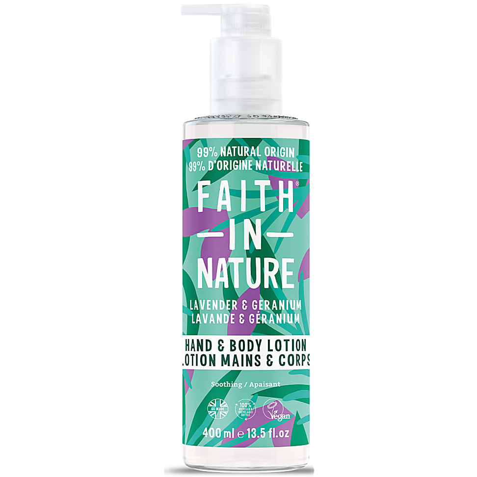 Faith in Nature Hand & Bodylotion - Lavendel & Geranium