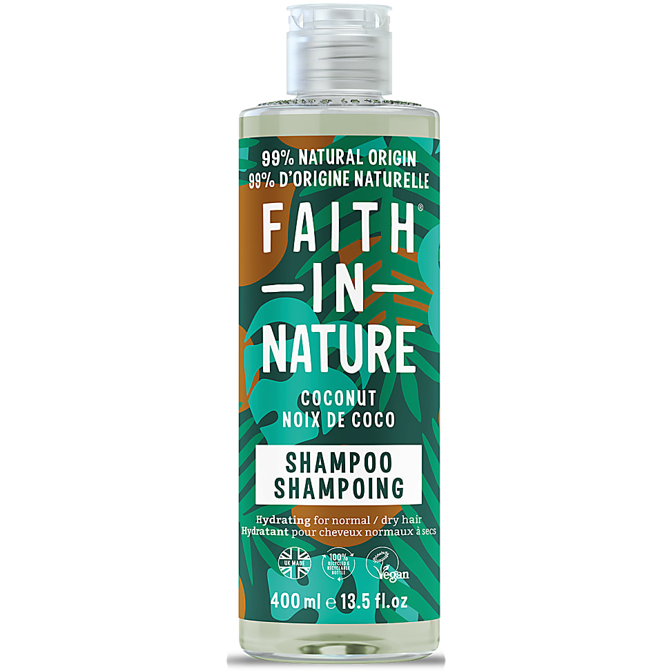Image of Faith in Nature Kokos Shampoo voor alle haartypes