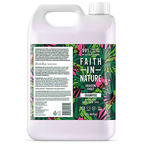 Image of Faith in Nature Dragon Fruit Shampoo 5L
