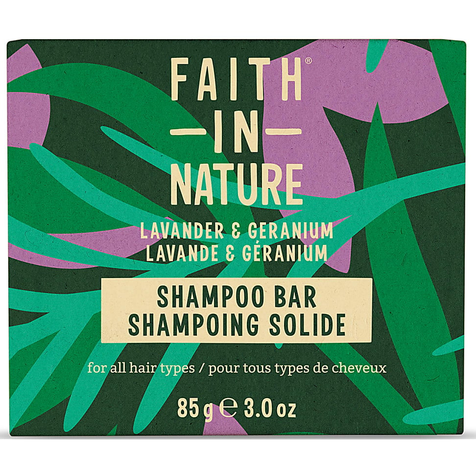 Image of Faith in Nature Lavendel & Geranium Shampoo Bar