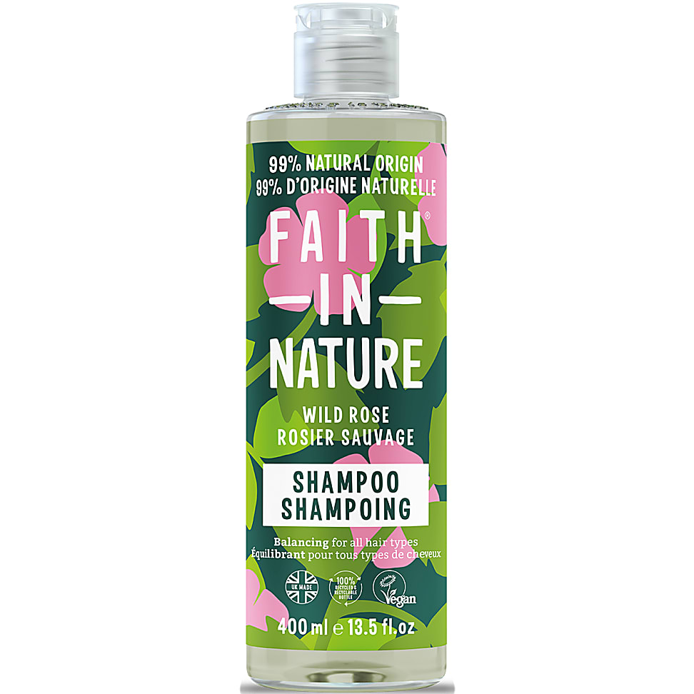 Image of Faith in Nature Wild Rose Shampoo - 400ml